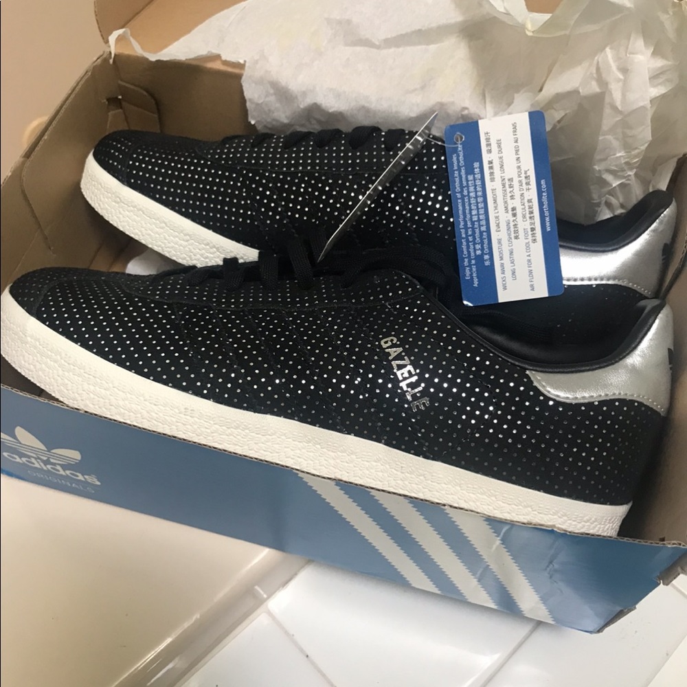 Adidas GAZELLE BLK/SILVER